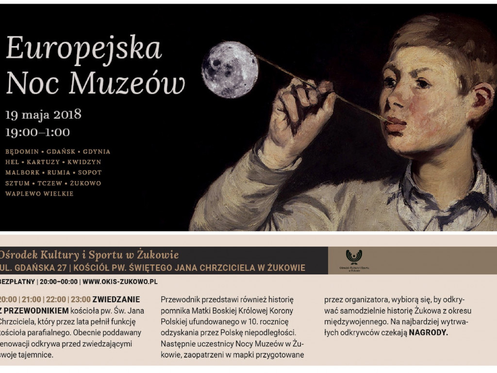 Żukowo. W sobotę Noc Muzeów. Będzie można zwiedzić kościół klasztorny i krypty