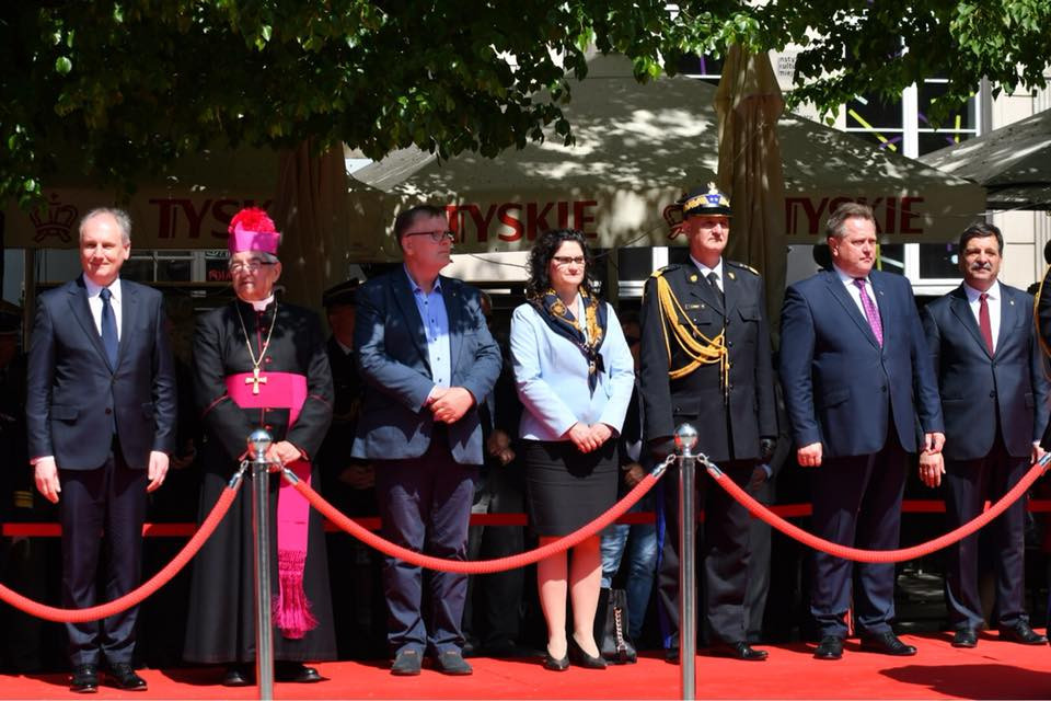 Wojewódzkie obchody Dnia Strażaka w Gdańsku. Druhowie z pow. kartuskiego odznaczeni