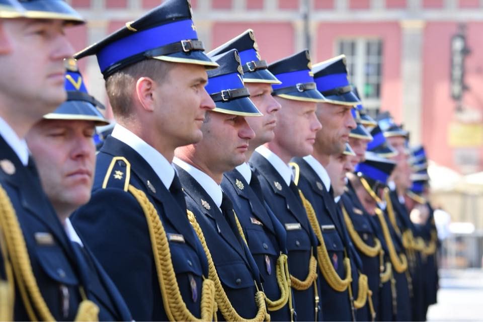 Wojewódzkie obchody Dnia Strażaka w Gdańsku. Druhowie z pow. kartuskiego odznaczeni