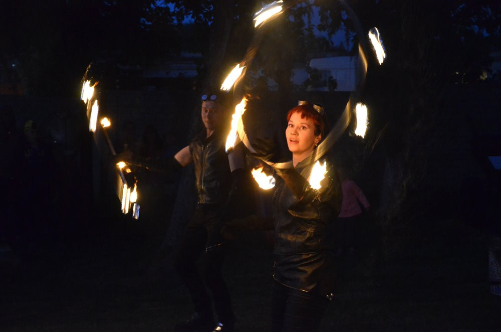 Ogień, światło i woda - widowiskowo w kartuskim Muzeum Kaszubskim