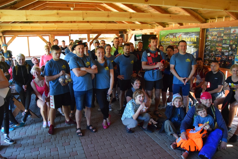 Hydroaktywni 2018 za nami! Pokonaliśmy 13 kilometrów jeziorami i rzeką z Gowidlina do Sulęczyna
