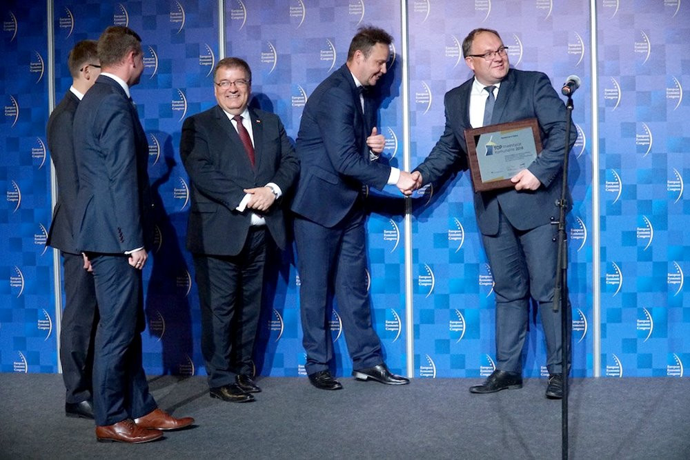 Gmina Stężyca z prestiżową nagrodą za inwestycje komunalne