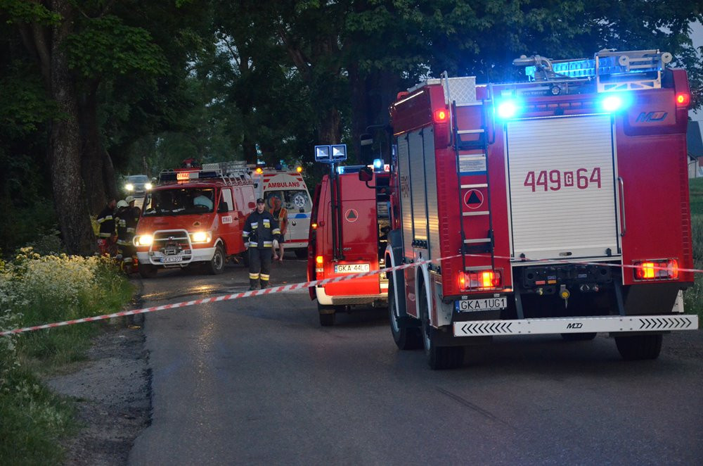 Trasa Tuchlino-Puzdrowo. Młody motocyklista zginął na miejscu