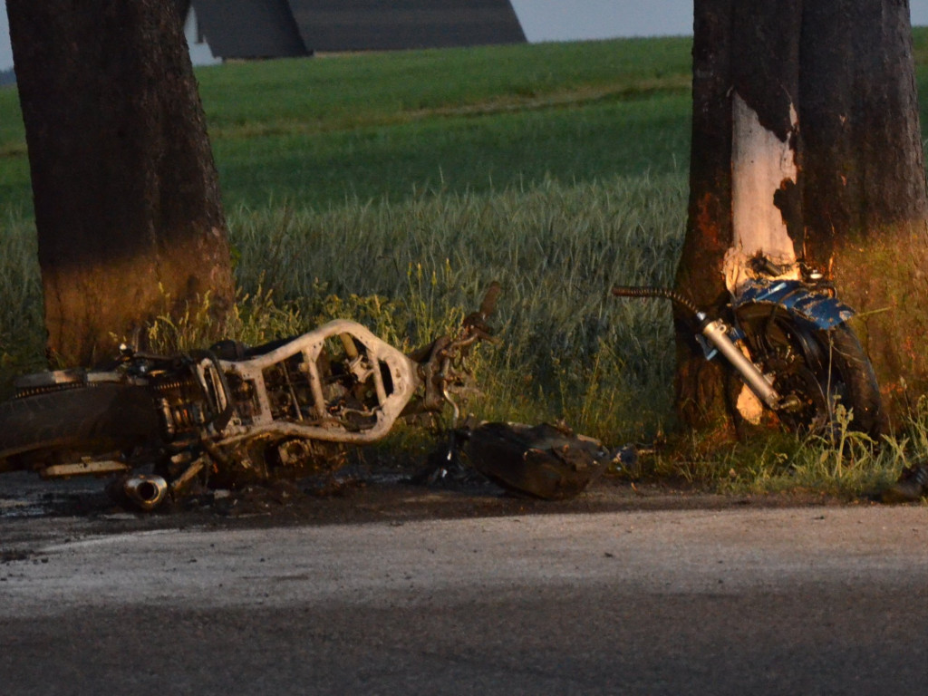 Trasa Tuchlino-Puzdrowo. Młody motocyklista zginął na miejscu