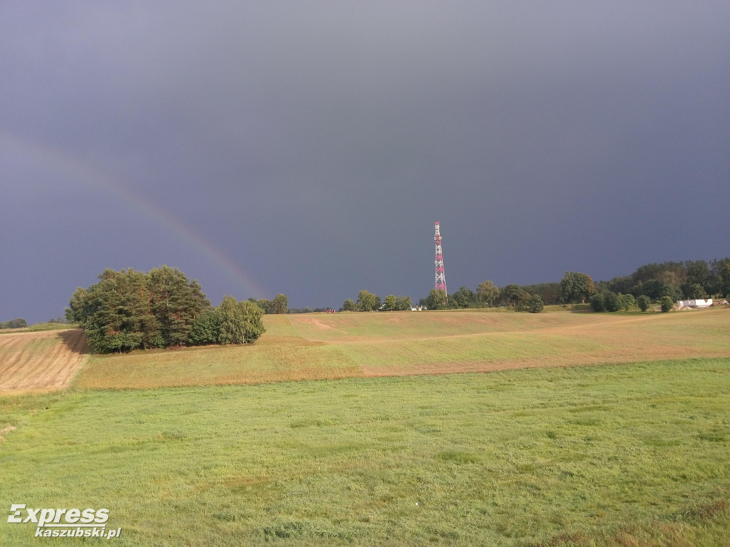 Burze nad Kaszubami - sporo podtopień