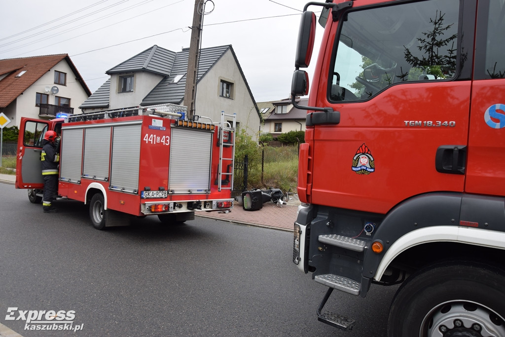 Wypadek skutera na ul. Prokowskiej