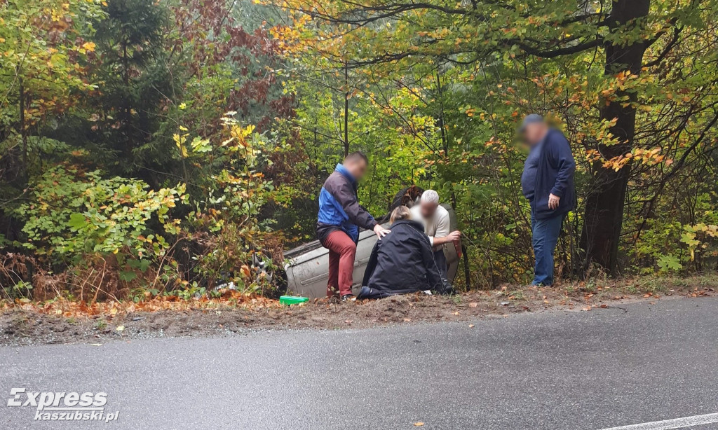 Dachowanie na trasie Egiertowo - Somonino