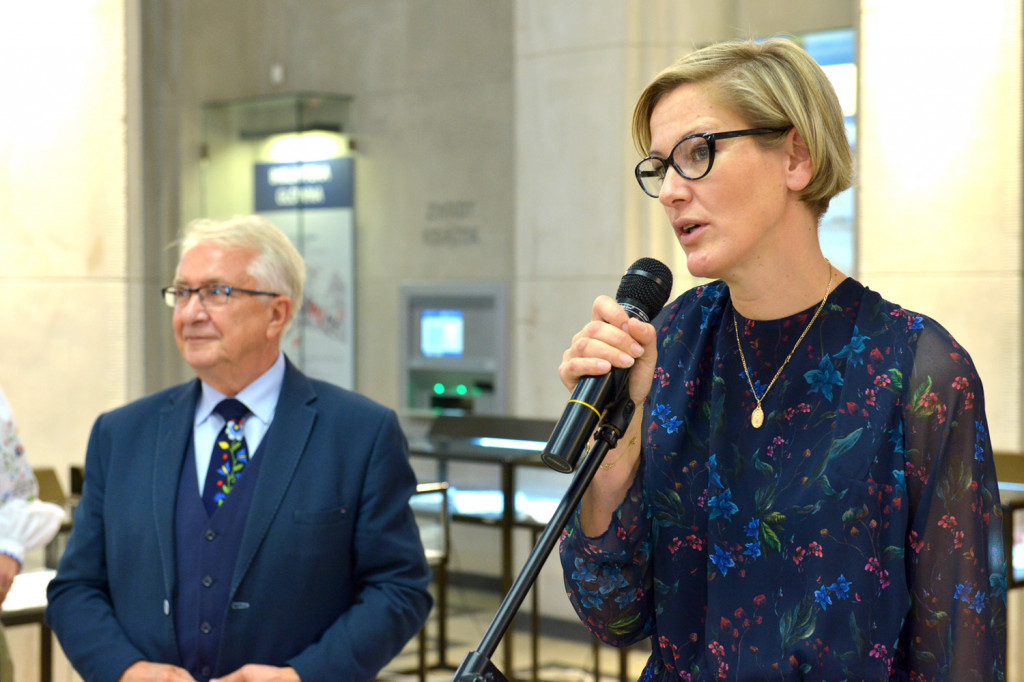 Wystawa haftu na Politechnice Gdańskiej