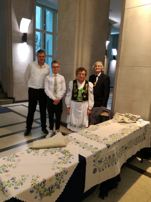 Wystawa haftu na Politechnice Gdańskiej
