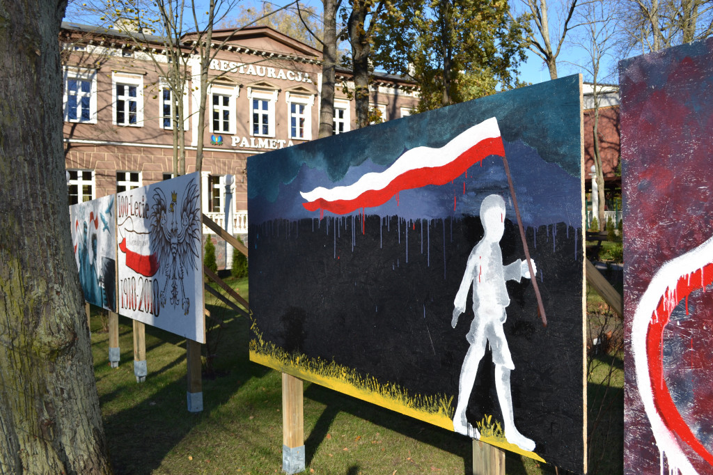 Murale uczniów I LO
