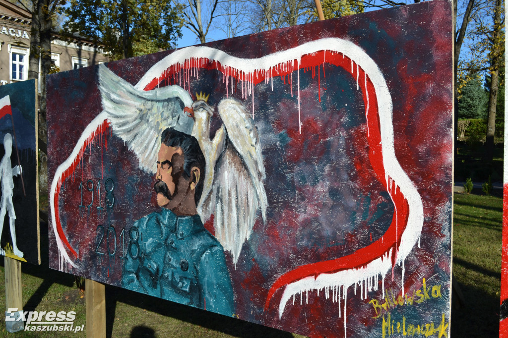 Murale uczniów I LO