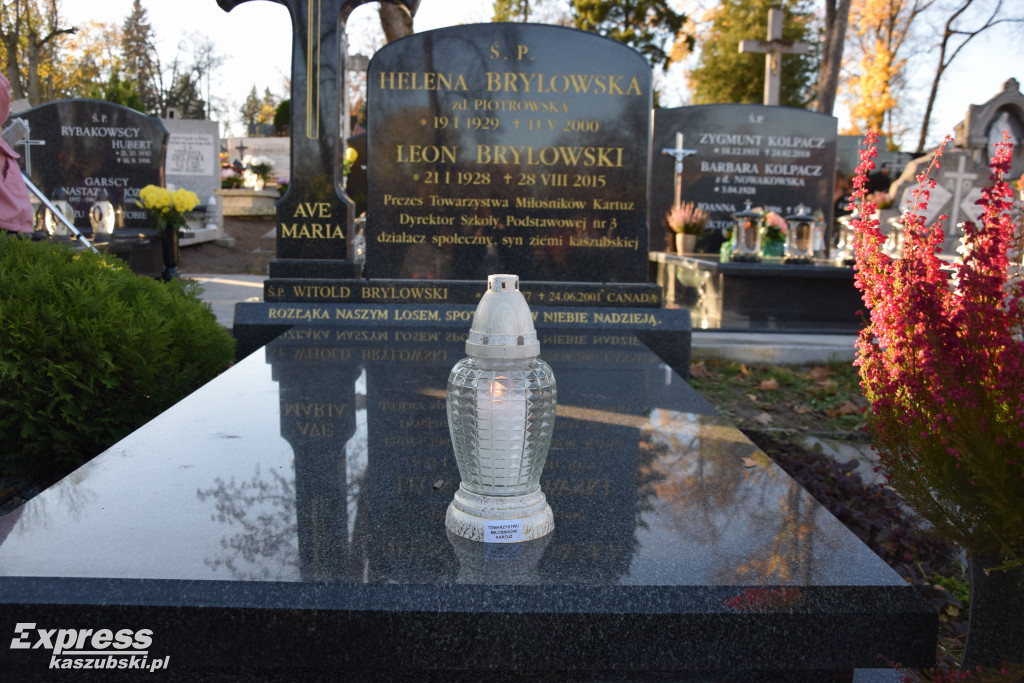 Miłośnicy Kartuz i młodzież odwiedzili groby