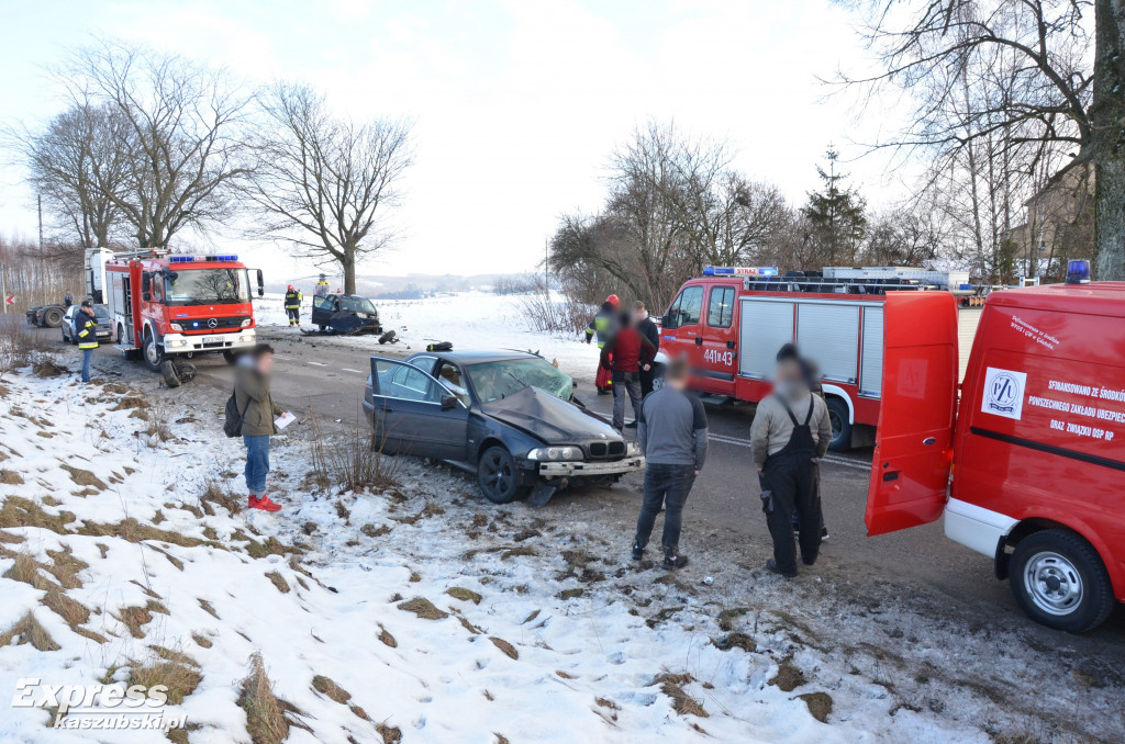 Wypadek na drodze woj. 224 w Przodkowie