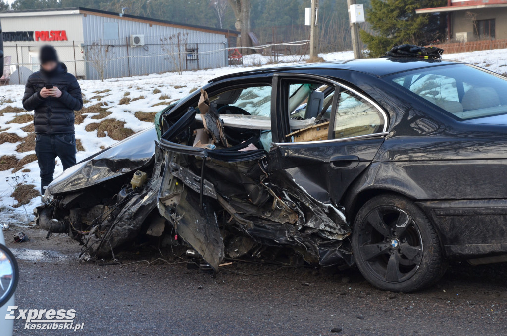 Wypadek na drodze woj. 224 w Przodkowie