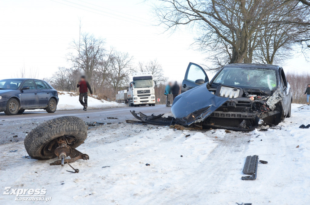 Wypadek na drodze woj. 224 w Przodkowie