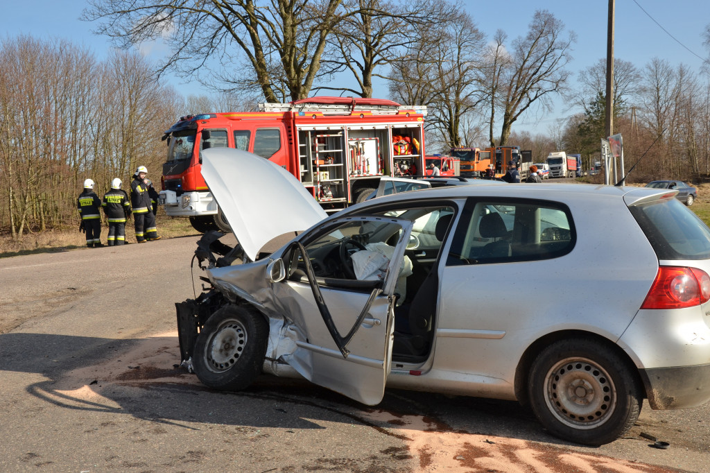 Wypadek koło Gowidlina