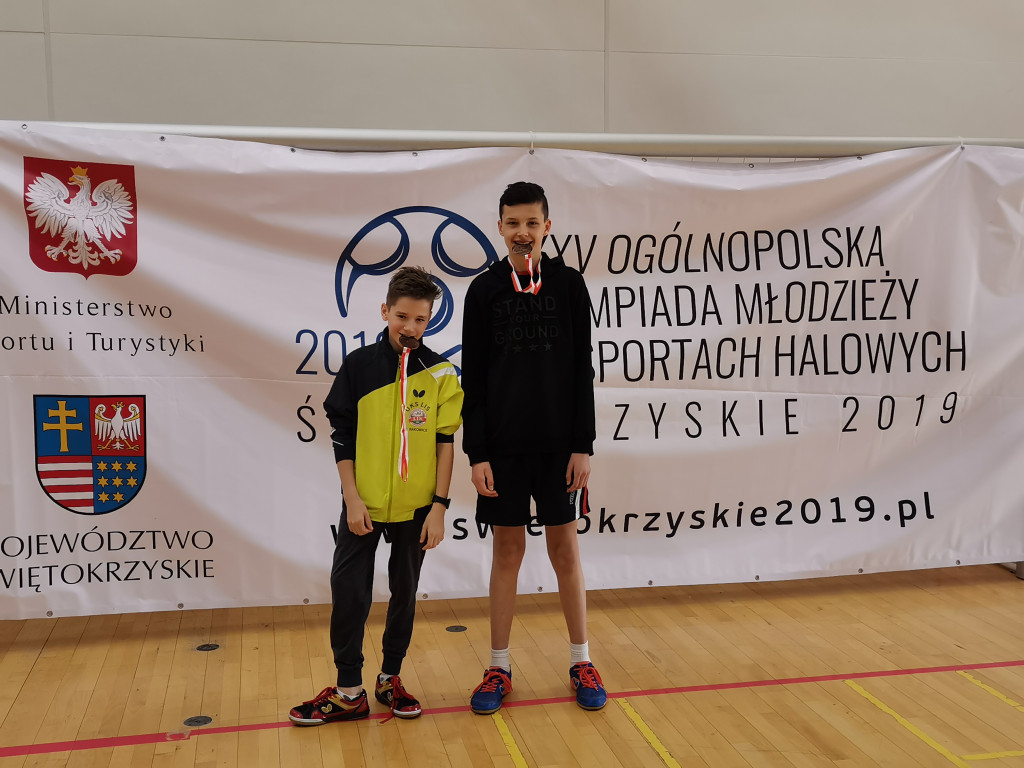 D. Michna z brązowym medalem