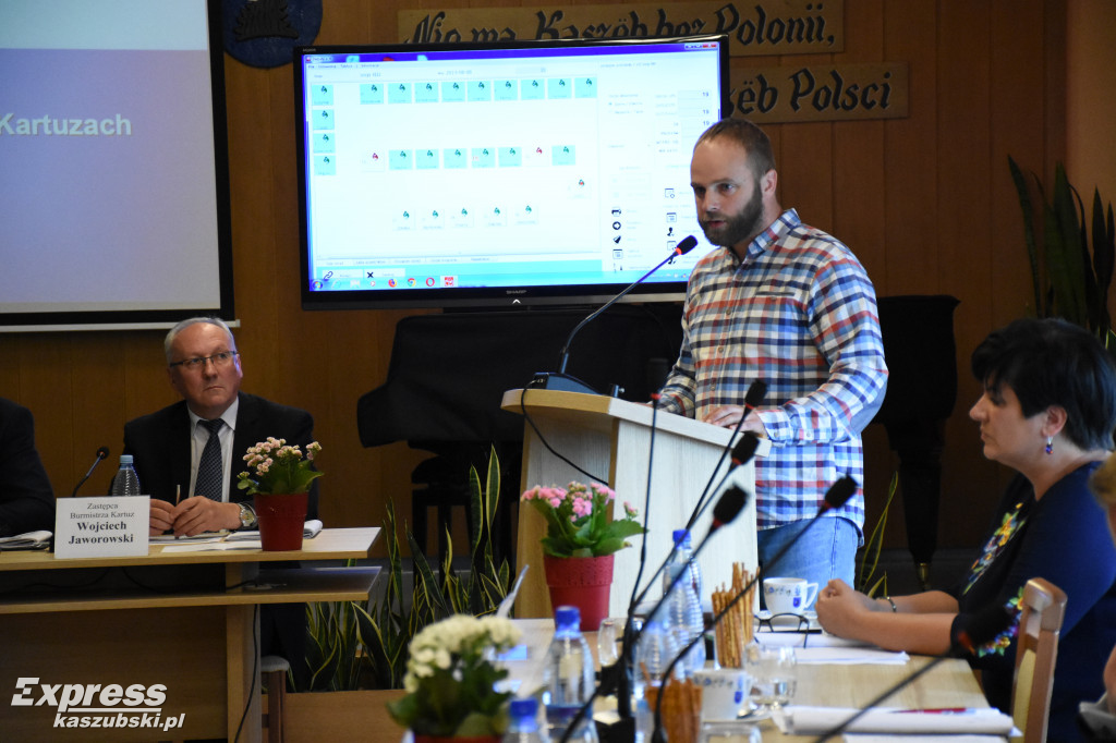 Mieszkańcy B. Górnej na sesji RM w Kartuzach