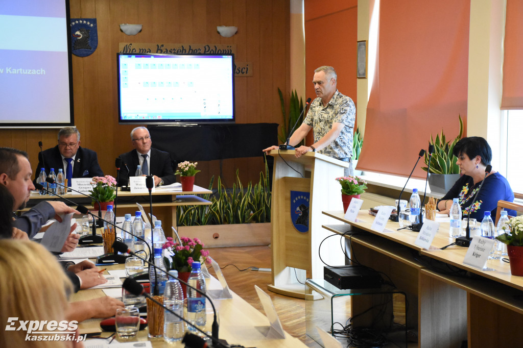 Mieszkańcy B. Górnej na sesji RM w Kartuzach