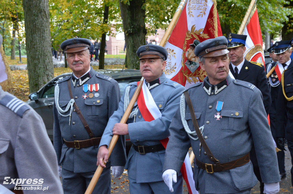 Odsłonięcie pomnika J. Piłsudskiego