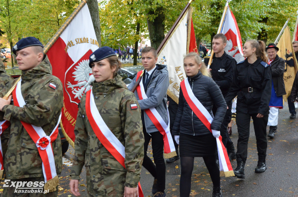 Odsłonięcie pomnika J. Piłsudskiego