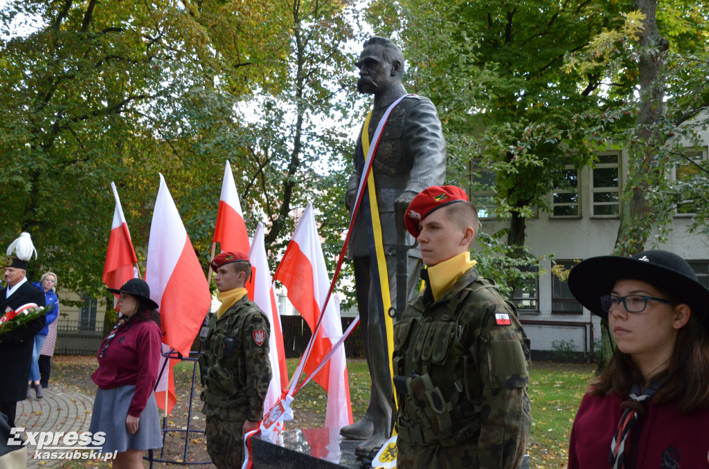 Odsłonięcie pomnika J. Piłsudskiego