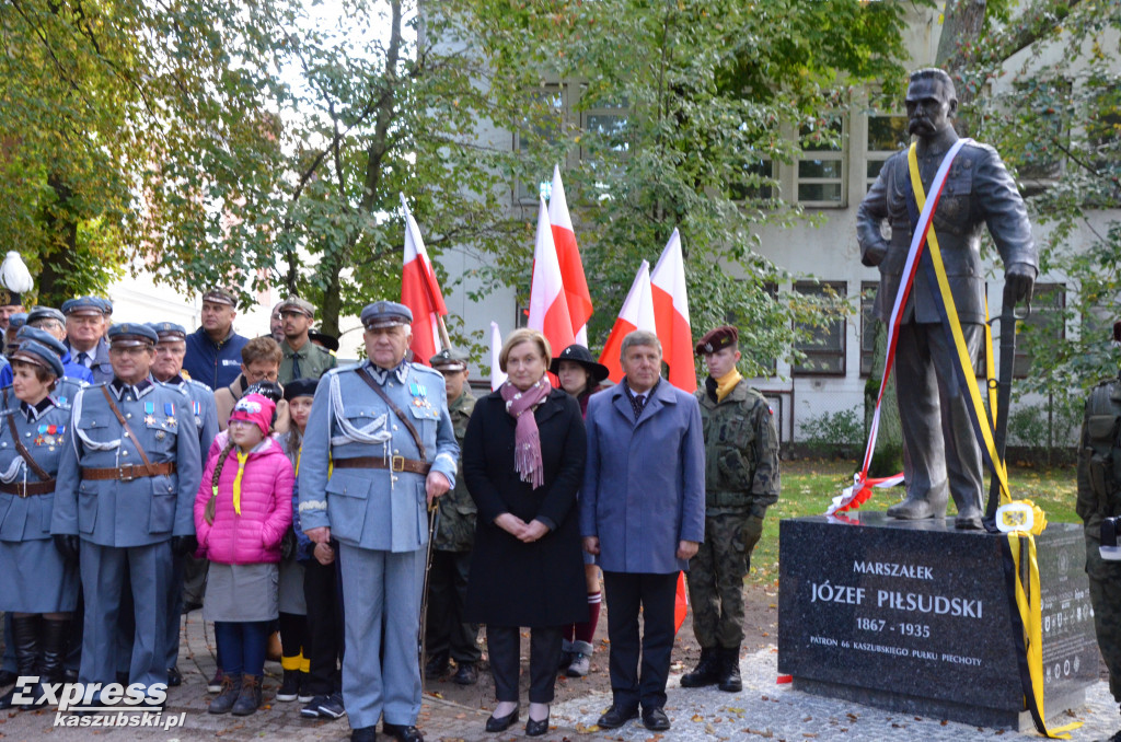 Odsłonięcie pomnika J. Piłsudskiego