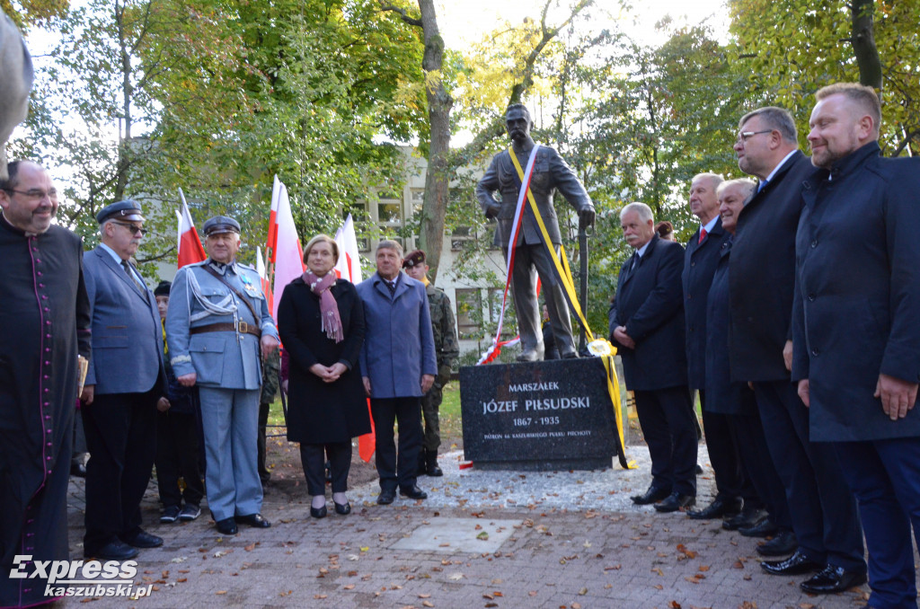 Odsłonięcie pomnika J. Piłsudskiego
