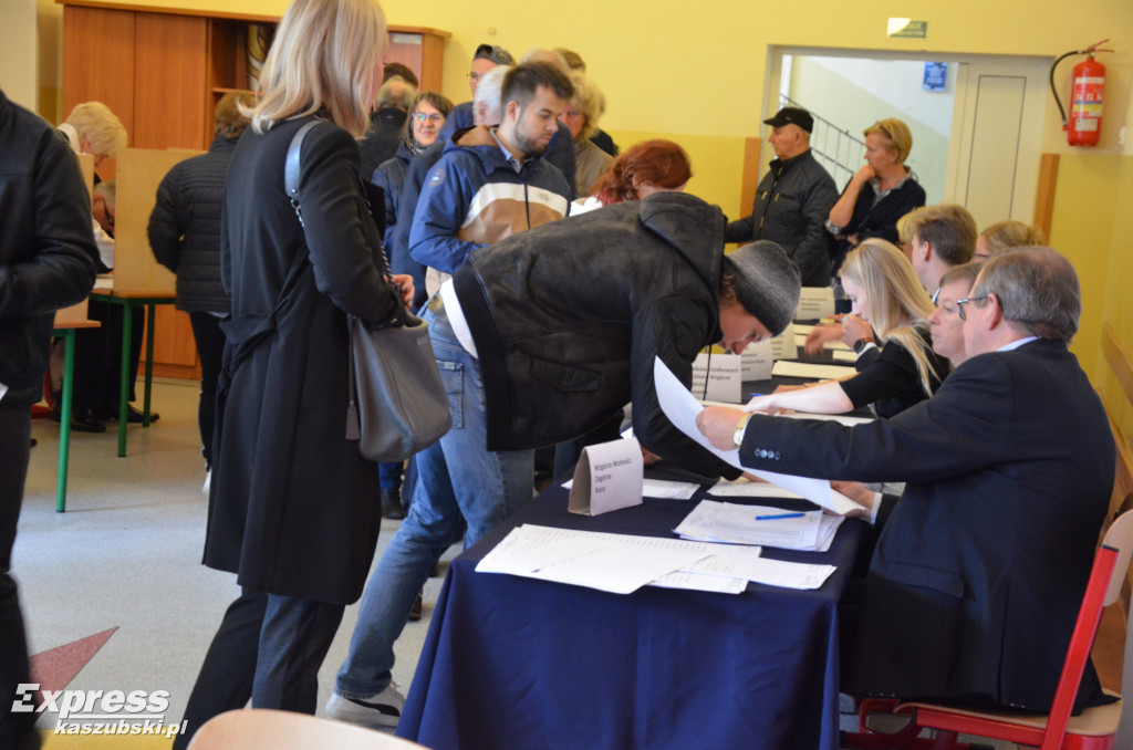 Kartuzy. Głosowanie w wyborach parlamentarnych