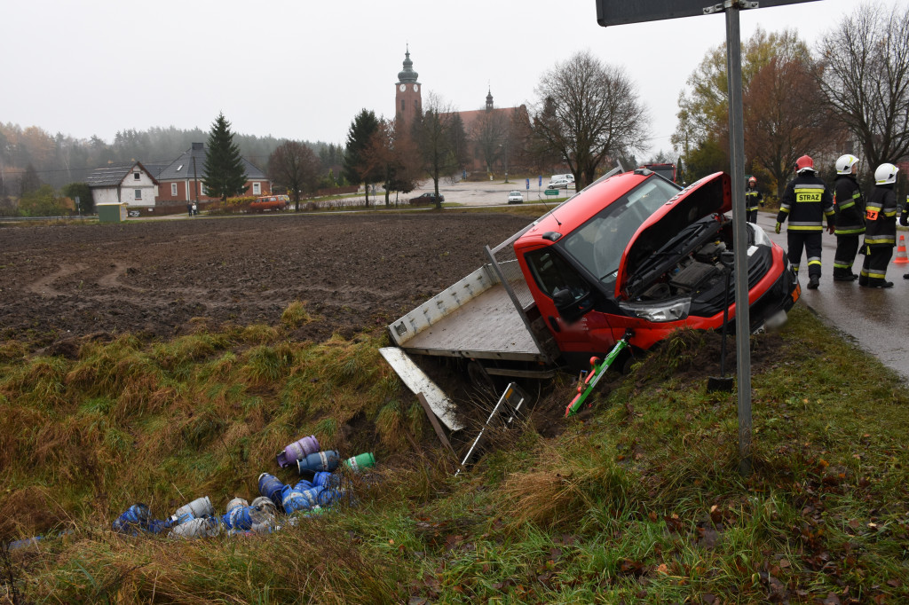 Wypadek w Wygodzie Łączyńskiej