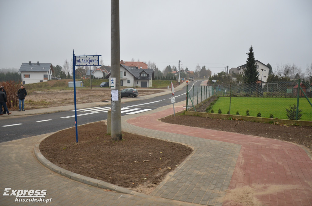 Wyremontowany odcinek drogi Wygoda Łączyńska-Chmielno