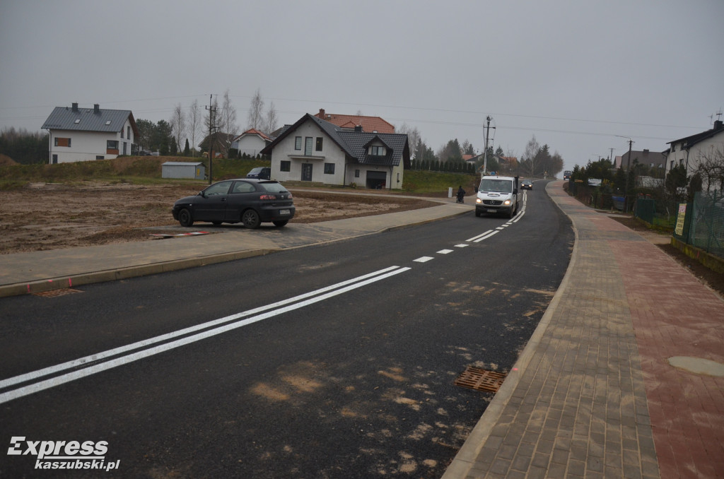 Wyremontowany odcinek drogi Wygoda Łączyńska-Chmielno