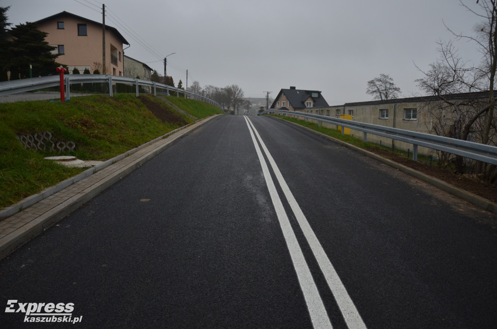Wyremontowany odcinek drogi Wygoda Łączyńska-Chmielno