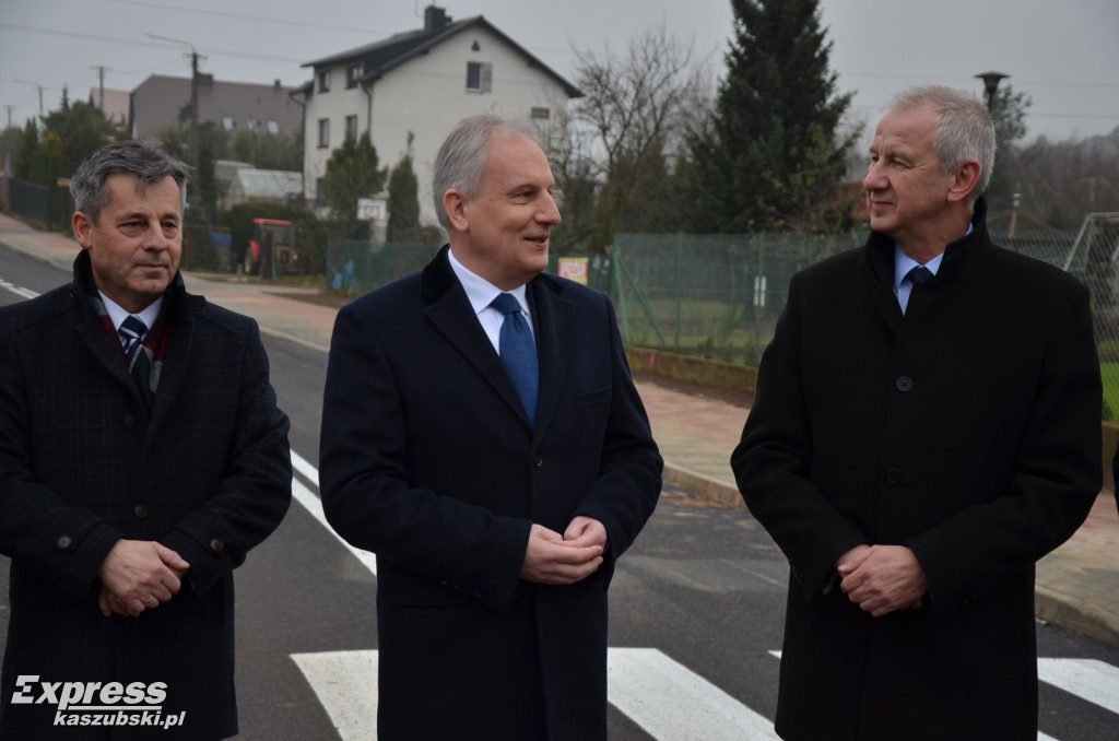 Wyremontowany odcinek drogi Wygoda Łączyńska-Chmielno