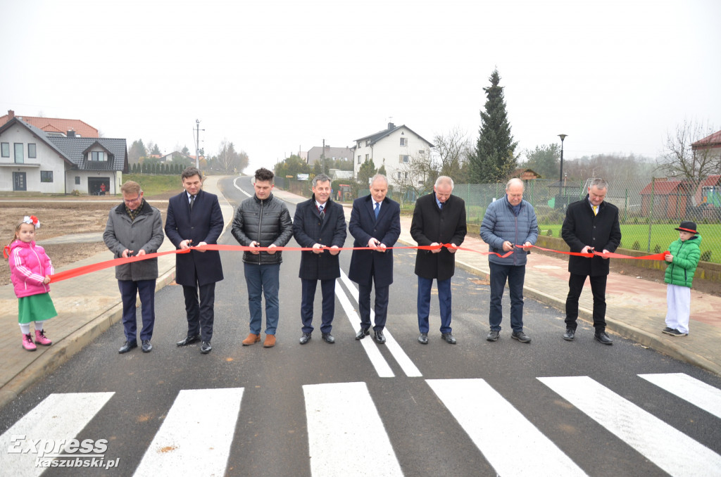 Wyremontowany odcinek drogi Wygoda Łączyńska-Chmielno