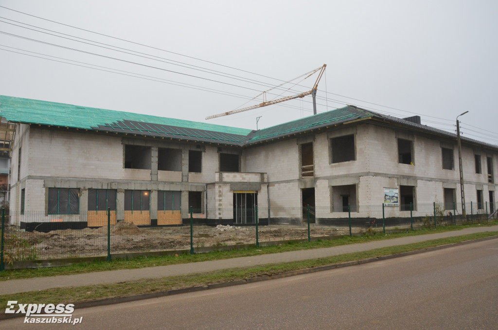 Wiecha na dachu hospicjum