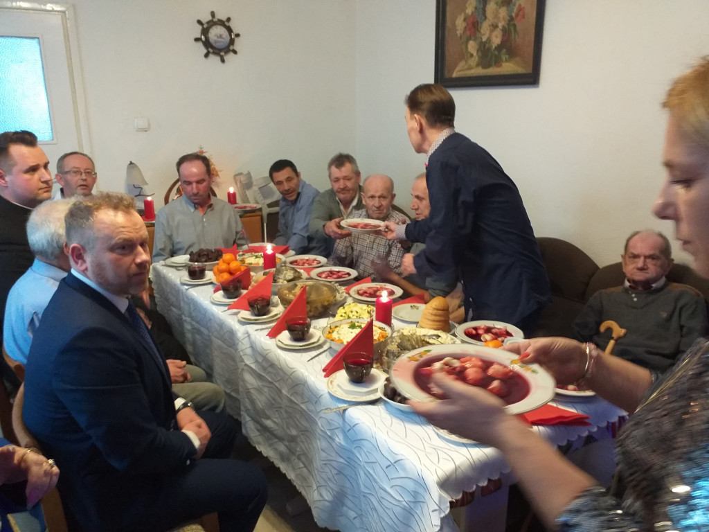 Wigilia bezdomnych w Kartuzach
