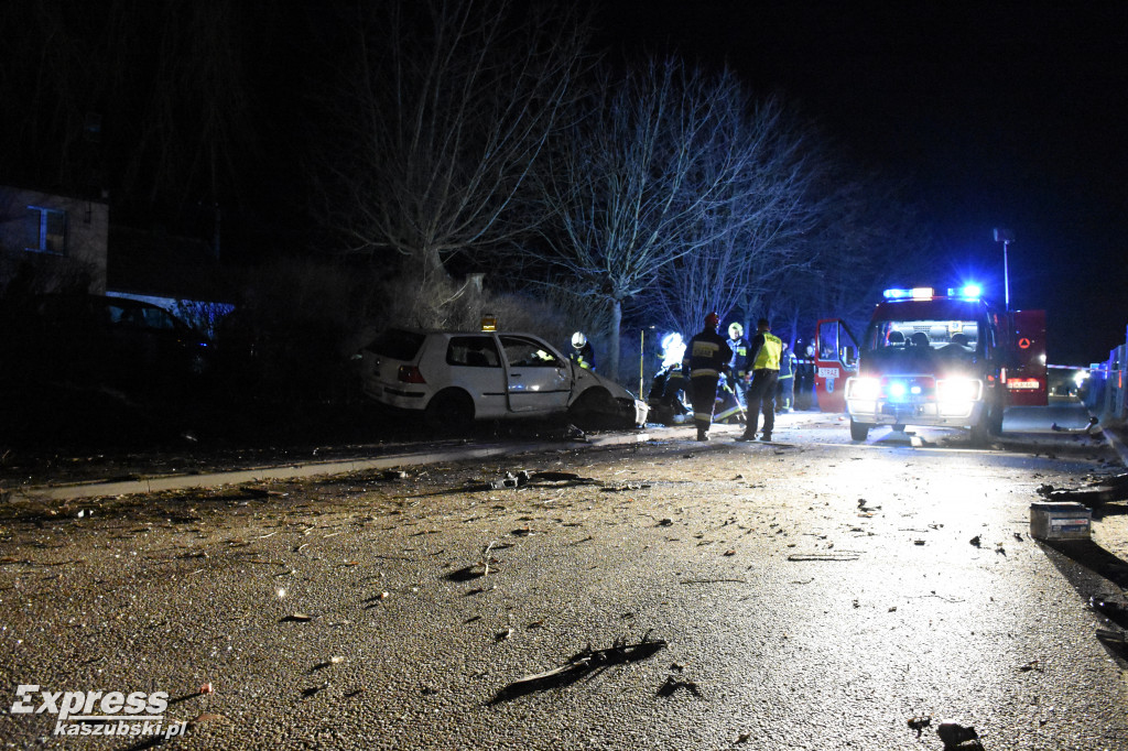 Wypadek na ul. Piwnej w Sierakowicach