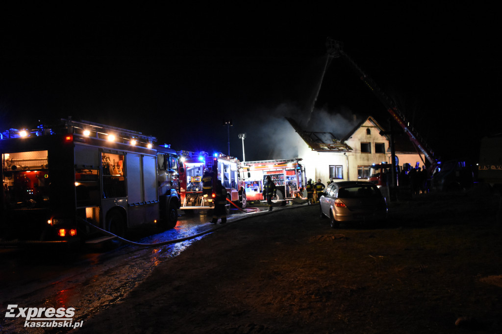 Pożar budynku w Widnej Górze