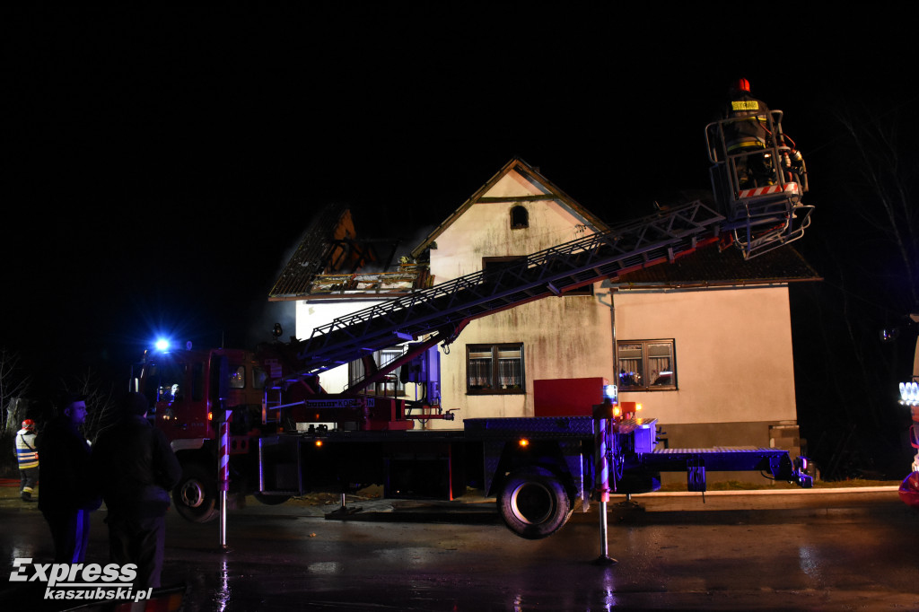 Pożar budynku w Widnej Górze
