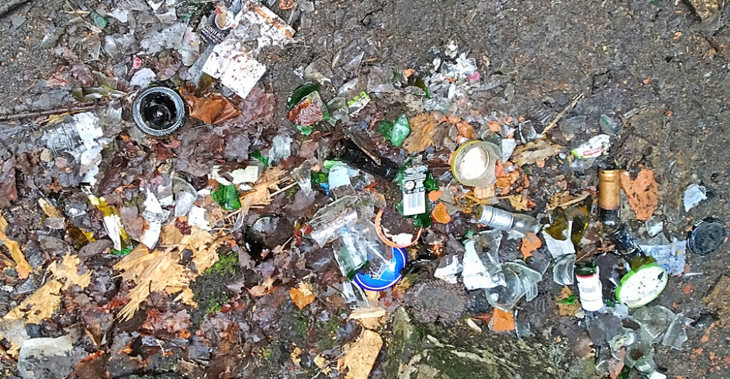Policja pod zamkiem w Łapalicach