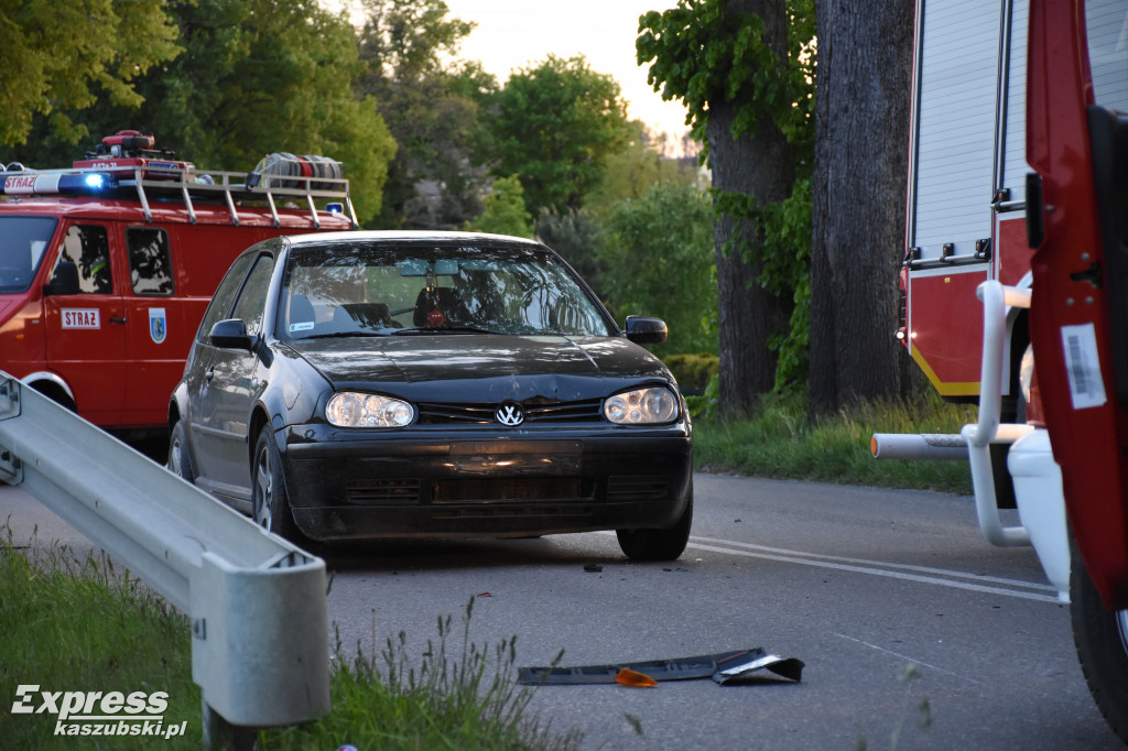 Wypadek motocyklisty w Gowidlinie
