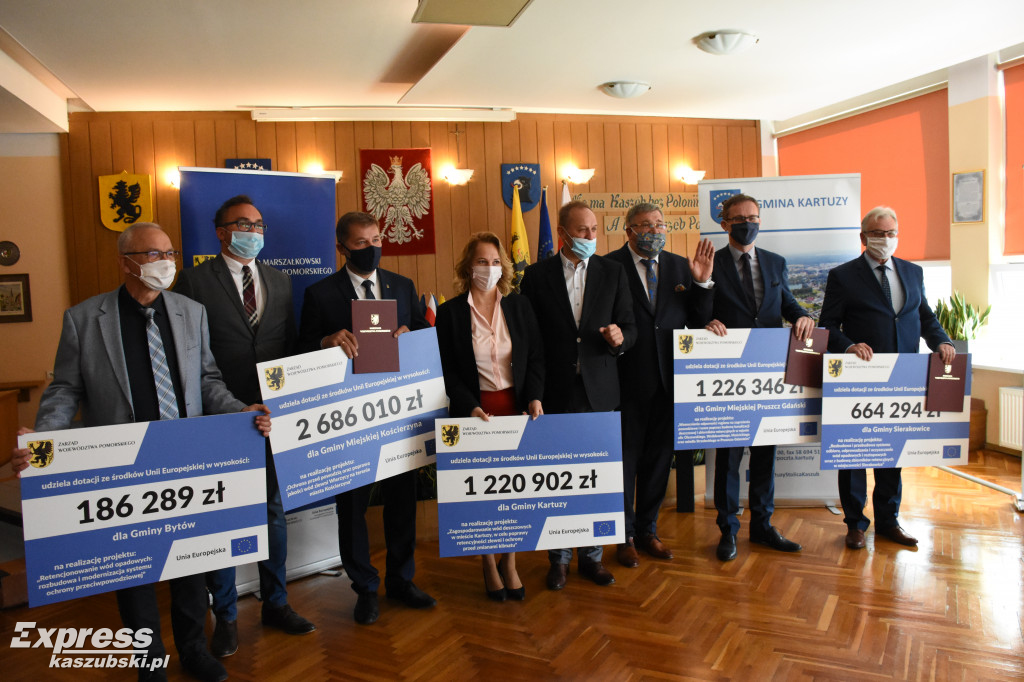 Dodatkowe pieniądze m.in. dla Kartuz i Sierakowic