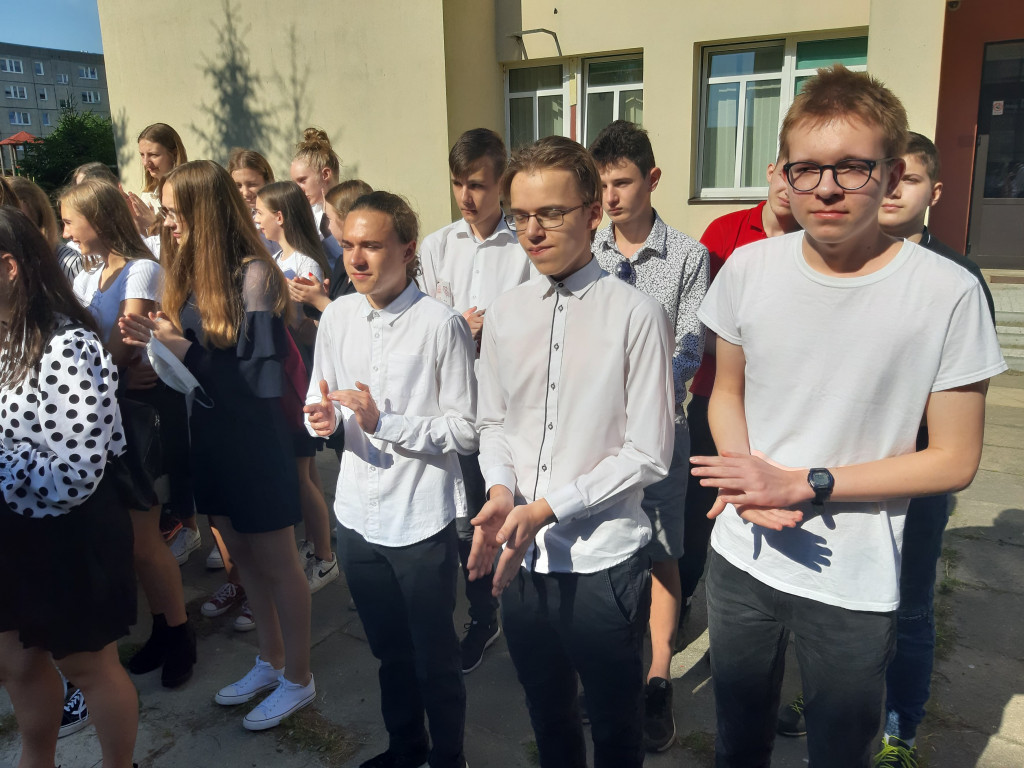 Zakończenie roku w II LO w Kartuzach