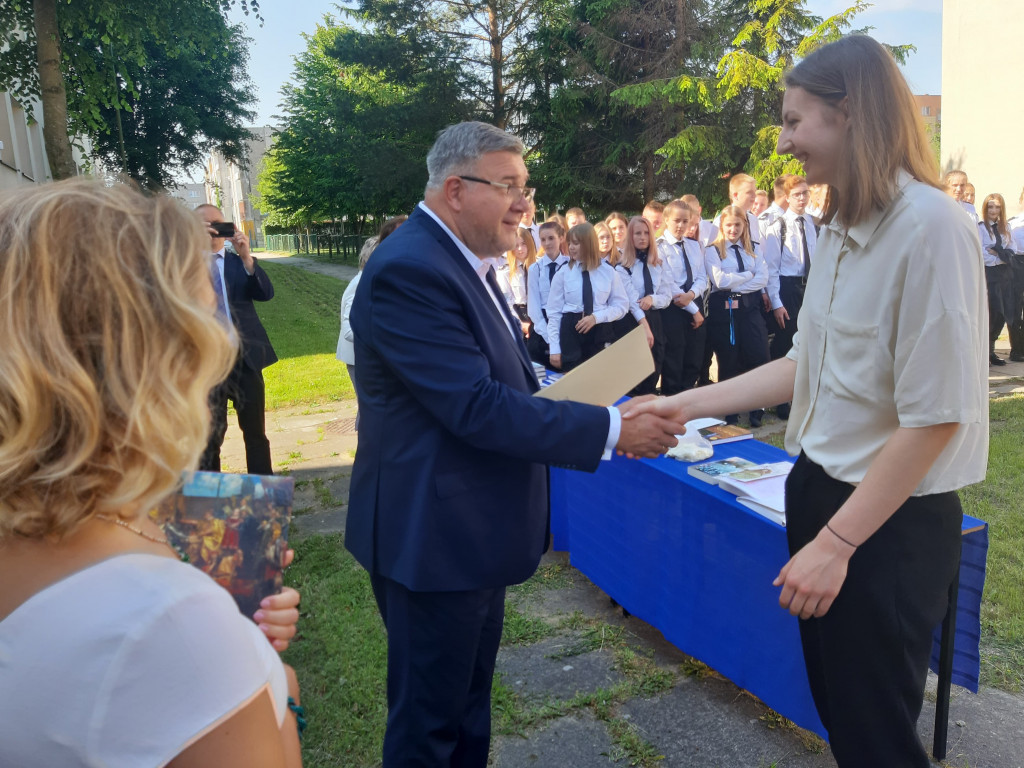 Zakończenie roku w II LO w Kartuzach