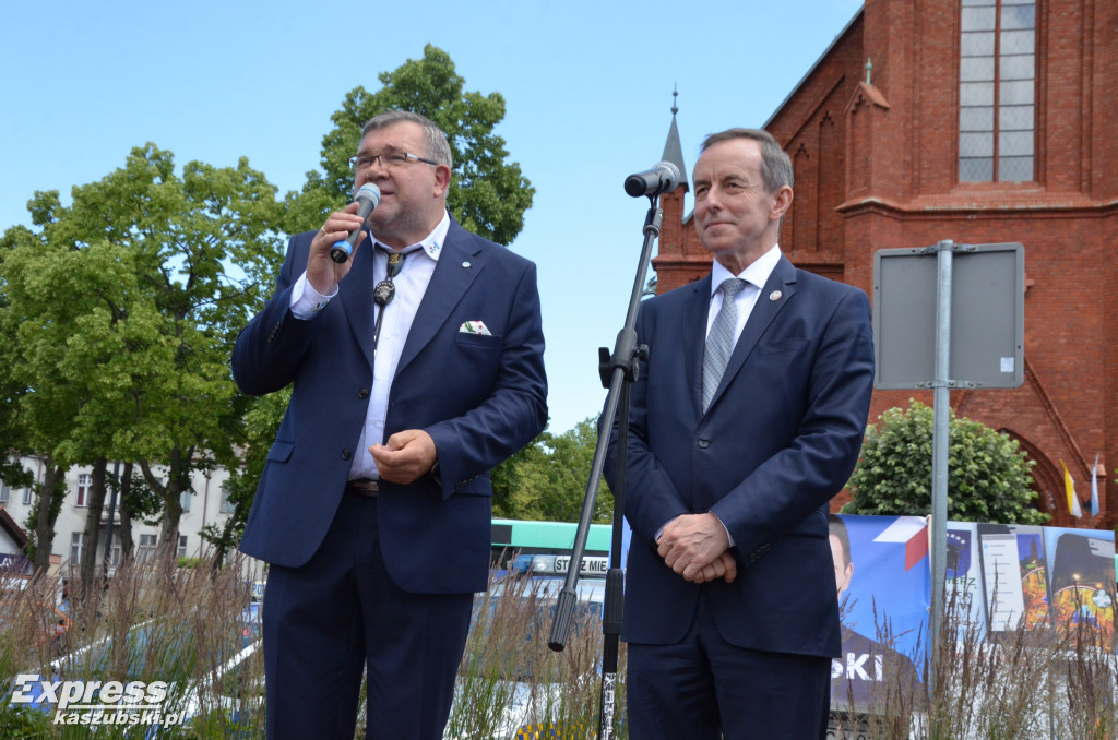 Tomasz Grodzki w Kartuzach i otwarcie parku
