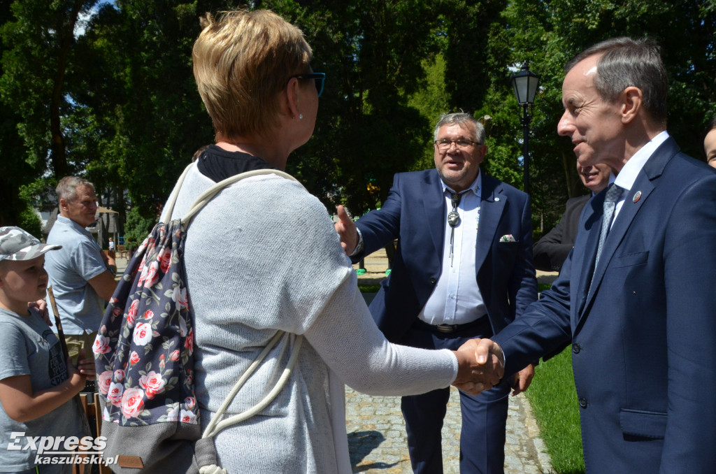 Tomasz Grodzki w Kartuzach i otwarcie parku
