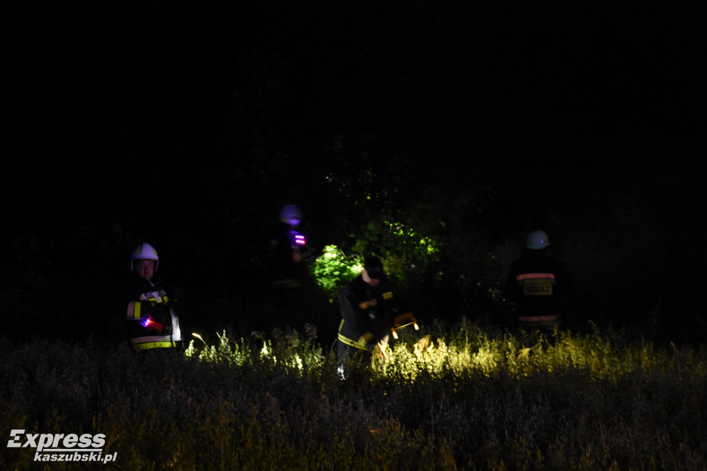 Nocny wypadek w Leszczynkach