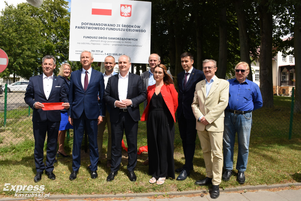 Otwarcie drogi Pępowo - Leźno