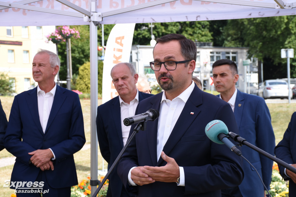 Konferencja prasowa ws. przetargu na budowę OMT